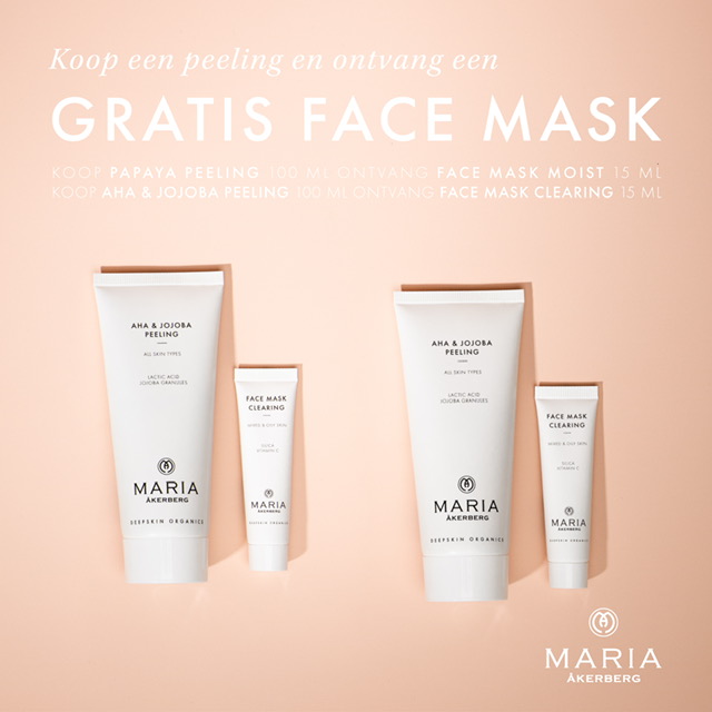 Gratis Face Mask bij Peeling MARIA ÅKERBERG bij Soin Total